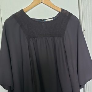 Taylor & Sage black blouse
